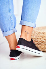 Naiste tossud Cross Jeans, must цена и информация | Спортивная обувь, кроссовки для женщин | kaup24.ee