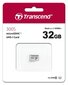 Transcend MicroSDHC UHS-1 32GB TS32GUSD300S цена и информация | Mobiiltelefonide mälukaardid | kaup24.ee