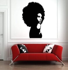 Виниловая наклейка на стену и окно Африканская девушка 120 x 80 cm цена и информация | Декоративные наклейки | kaup24.ee