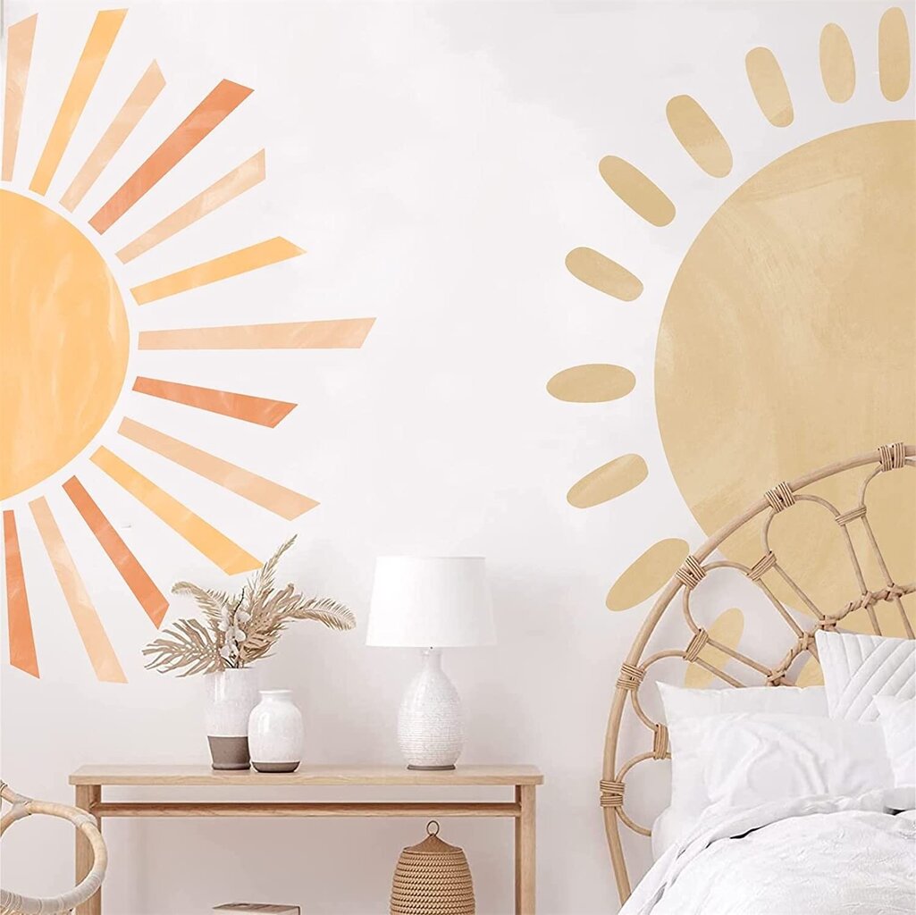 Vinila sienas uzlīmes Half Sun Home Decor uzlīme - 6 gab цена и информация | Seinakleebised | kaup24.ee