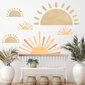 Vinila sienas uzlīmes Half Sun Home Decor uzlīme - 6 gab hind ja info | Seinakleebised | kaup24.ee