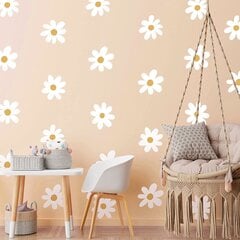 Vinüül lillelised seinakleebised Daisies Kids Room Decor - 36 tk hind ja info | Seinakleebised | kaup24.ee