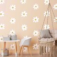 Vinüül lillelised seinakleebised Daisies Kids Room Decor - 36 tk