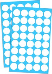 Виниловые наклейки белые круги - 2000 шт. (2 см) цена и информация | Декоративные наклейки | kaup24.ee