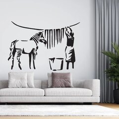 Vinüül seinakleebis Banksy Zebra Stripes Graffiti kleebis sisekujundus – 160 x 109 cm hind ja info | Seinakleebised | kaup24.ee