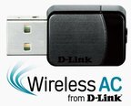 Адаптер D-Link DWA-171 network card WLAN 433 Mbit/s