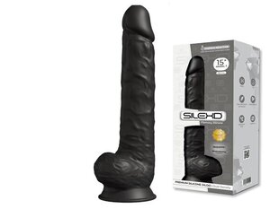 Dildo Dual Density Model 1 15 Black цена и информация | Фаллоимитаторы | kaup24.ee