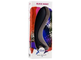 Butt Stimulator Black Heart цена и информация | Анальные игрушки | kaup24.ee