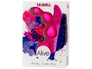 Анальная цепочка Triball Pink цена и информация | Анальные игрушки | kaup24.ee