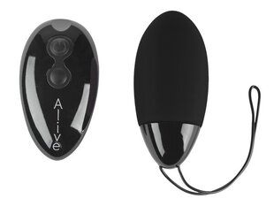 Vibreeriv muna Magic Egg Max Black Silicone 8,5 cm hind ja info | Vibraatorid | kaup24.ee