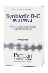 Proteksiini sünbiootiline D-C prebiootikumid 200 mg, 50 kapslit. hind ja info | Toidulisandid ja parasiitide vastased tooted | kaup24.ee