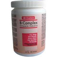 Vitamiinid B-kompleksi koera jaoks, 130tab. цена и информация | Пищевые добавки и анти-паразитные товары | kaup24.ee