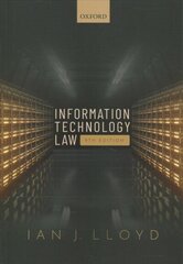 Information Technology Law 9th Revised edition hind ja info | Majandusalased raamatud | kaup24.ee
