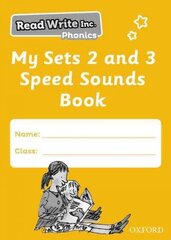 Read Write Inc. Phonics: My Sets 2 and 3 Speed Sounds Book (Pack of 5) hind ja info | Noortekirjandus | kaup24.ee
