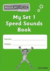 Read Write Inc. Phonics: My Set 1 Speed Sounds Book (Pack of 5) цена и информация | Книги для подростков и молодежи | kaup24.ee