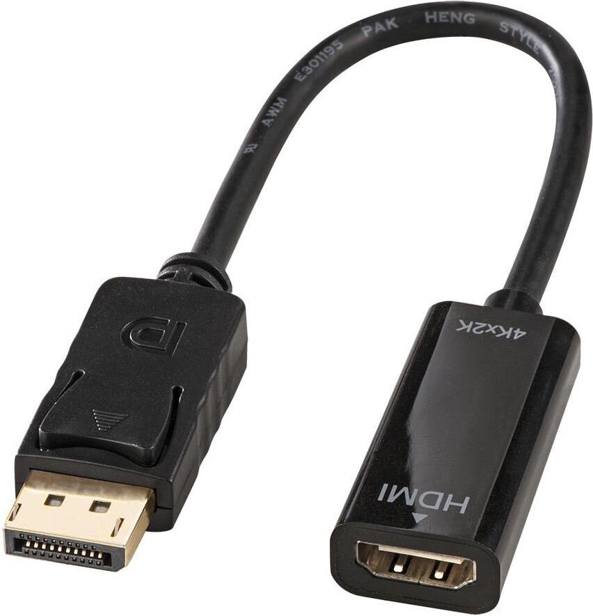 Lindy DisplayPort HDMI adapter 41718 hind ja info | USB jagajad, adapterid | kaup24.ee
