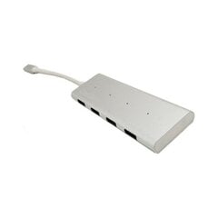 USB-jaotur CoolBox COO-HUC4U3 valge (4 porti) hind ja info | USB jagajad, adapterid | kaup24.ee