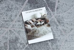 Rugsx ковровая дорожка Mefe 2783, серый мрамор, 100 см цена и информация | Ковры | kaup24.ee