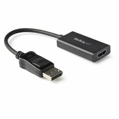 Адаптер для DisplayPort на HDMI Startech DP2HD4K60H           Чёрный цена и информация | Адаптеры и USB-hub | kaup24.ee