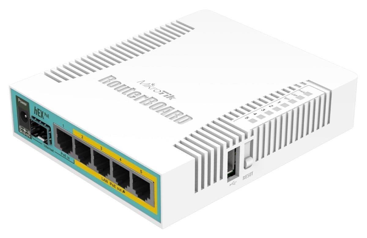 MikroTik hEX PoE Router RB960PGS 10 hind ja info | Ruuterid | kaup24.ee