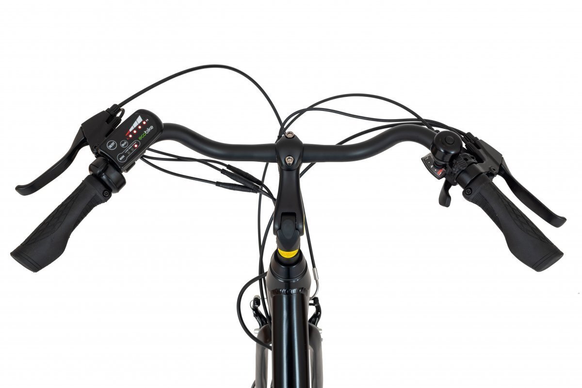 Elektriline jalgratas Ecobike Basic 11,6 Ah Greenway, must hind ja info | Elektrirattad | kaup24.ee