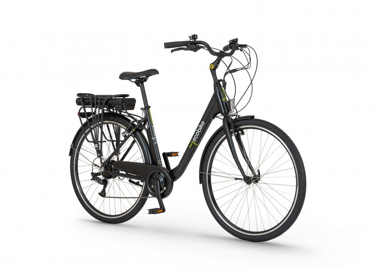 Elektrijalgratas Ecobike Basic 8,7 Ah Greenway, must hind ja info | Elektrirattad | kaup24.ee