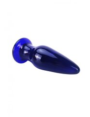 Anaaltapp Toyjoy Buttocks The Shining Glass Buttplug, sinine hind ja info | Anaallelud | kaup24.ee