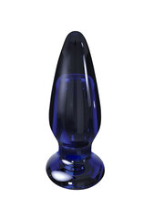 Anaaltapp Toyjoy Buttocks The Shining Glass Buttplug, sinine hind ja info | Anaallelud | kaup24.ee