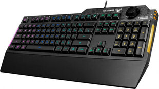 Игровая клавиатура Gaming Asus TUF Gaming K1 Испанская Qwerty цена и информация | Клавиатуры | kaup24.ee