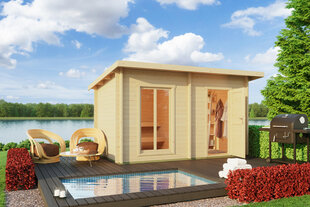 Sauna-basseinimaja Sunborn 8,3 m² 2 ruumiga цена и информация | Садовые сараи, дровницы | kaup24.ee