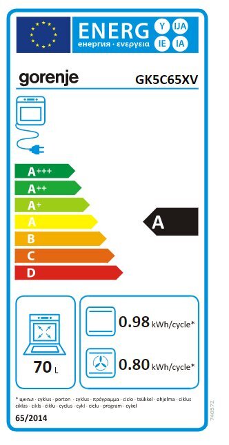 Gorenje GK5C65XV цена и информация | Gaasipliidid | kaup24.ee