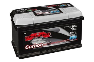 Аккумулятор Sznajder Carbon EFB 12В 80Aч/750A AKB цена и информация | Аккумуляторы | kaup24.ee