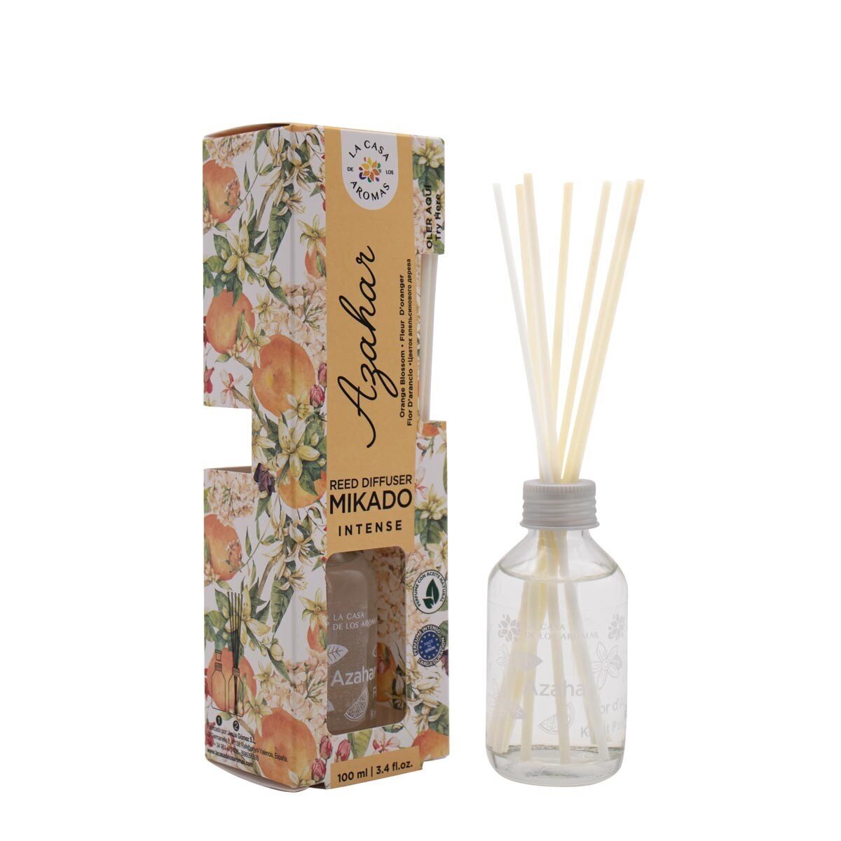 Аромат для дома с палочками La casa de los aromas Reed Diffuser Mikado  Azahar, 100 мл цена | kaup24.ee