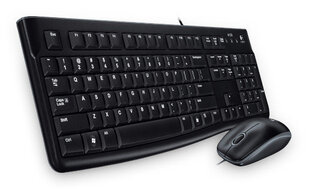 Logitech MK120 цена и информация | Клавиатура с игровой мышью 3GO COMBODRILEW2 USB ES | kaup24.ee