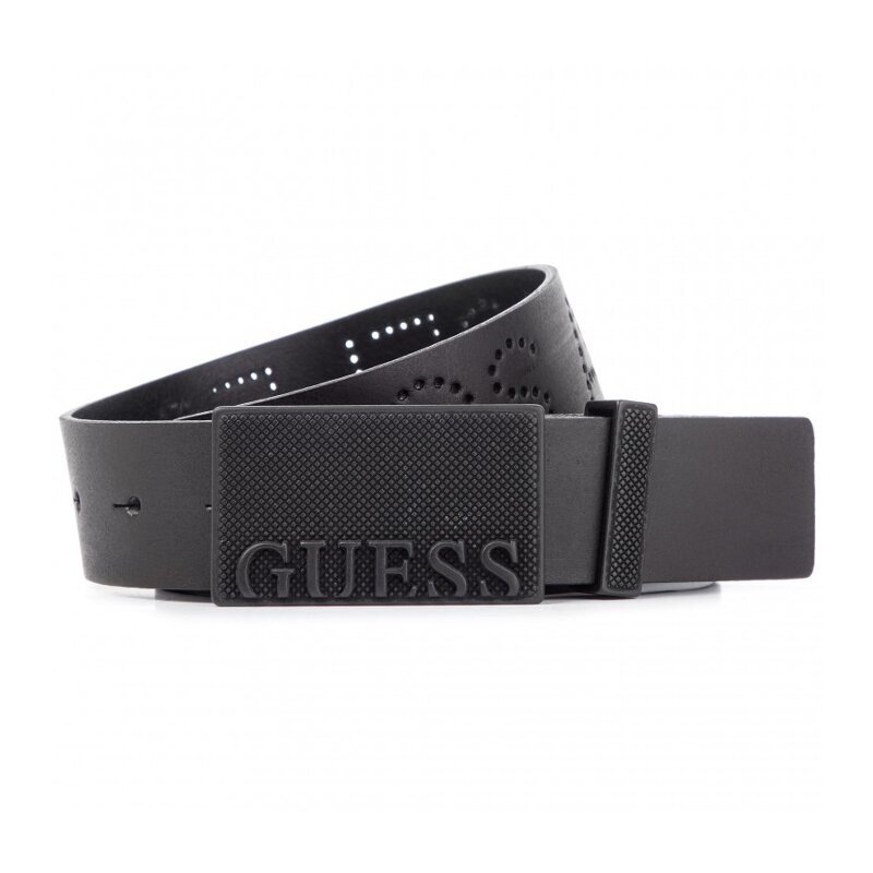 Guess Jeans Jet Black A996 563039437 цена и информация | Meeste vööd | kaup24.ee