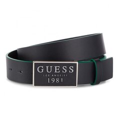 Мужской ремень из натуральной кожи Guess Jeans Jet Black A996 563039442 цена и информация | Мужские ремни | kaup24.ee