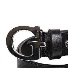 Кожаный ремень с пряжкой Guess Black 545601508 цена и информация | Мужские ремни | kaup24.ee