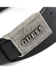 Ремень из натуральной кожи Guess Black 545557382 цена и информация | Мужские ремни | kaup24.ee