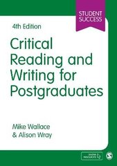 Critical Reading and Writing for Postgraduates 4th Revised edition hind ja info | Võõrkeele õppematerjalid | kaup24.ee