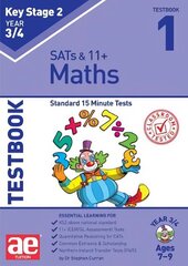 KS2 Maths Year 3/4 Testbook 1: Standard 15 Minute Tests цена и информация | Книги для подростков и молодежи | kaup24.ee