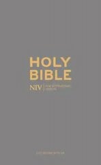 NIV Pocket Charcoal Soft-tone Bible with Zip цена и информация | Духовная литература | kaup24.ee