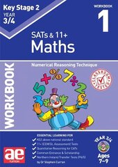 KS2 Maths Year 3/4 Workbook 1: Numerical Reasoning Technique цена и информация | Книги для подростков и молодежи | kaup24.ee