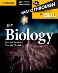Breakthrough to CLIL for Biology Age 14plus Workbook hind ja info | Noortekirjandus | kaup24.ee