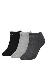 Носки Calvin Klein Dark Grey Melange 3 пары, 545657293 цена и информация | Женские носки из ангорской шерсти | kaup24.ee