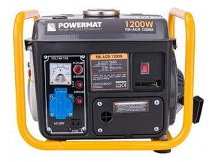 Bensiinigeneraator Powermat 1200W цена и информация | Электрогенераторы | kaup24.ee