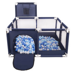 Ruudukujuline mänguplats, Selonis 400 palliga, korvpalli rõngaga, erinevad värvid hind ja info | Imikute mänguasjad | kaup24.ee