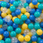 Ruudukujuline mängupliiats Selonis, 100 palliga korvpalli rõngaga, erinevad värvid hind ja info | Imikute mänguasjad | kaup24.ee