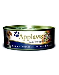 Applaws kanarind lõhe ja köögiviljakonserviga 156g koertele 3034ne-a hind ja info | Applaws Koertele | kaup24.ee