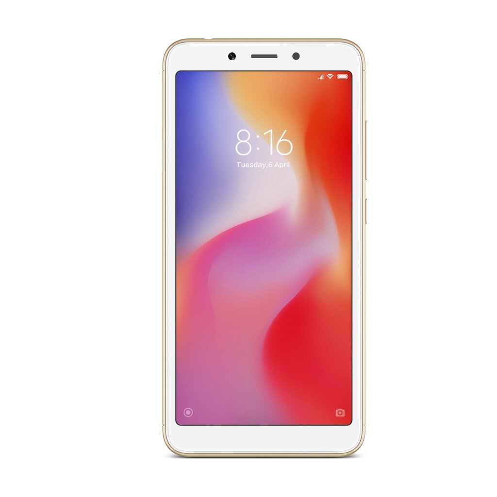 Mobiiltelefon Xiaomi Redmi 6A, 32 GB, Kuldne hind ja info | Telefonid | kaup24.ee