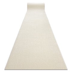 Rugsx ковровая дорожка Karmel, белая, 60 см цена и информация | Ковры | kaup24.ee